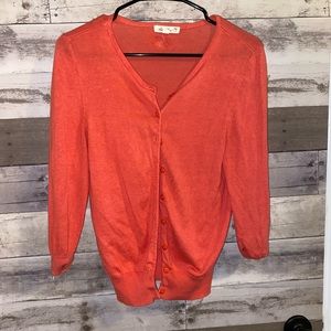 Peach cardigan